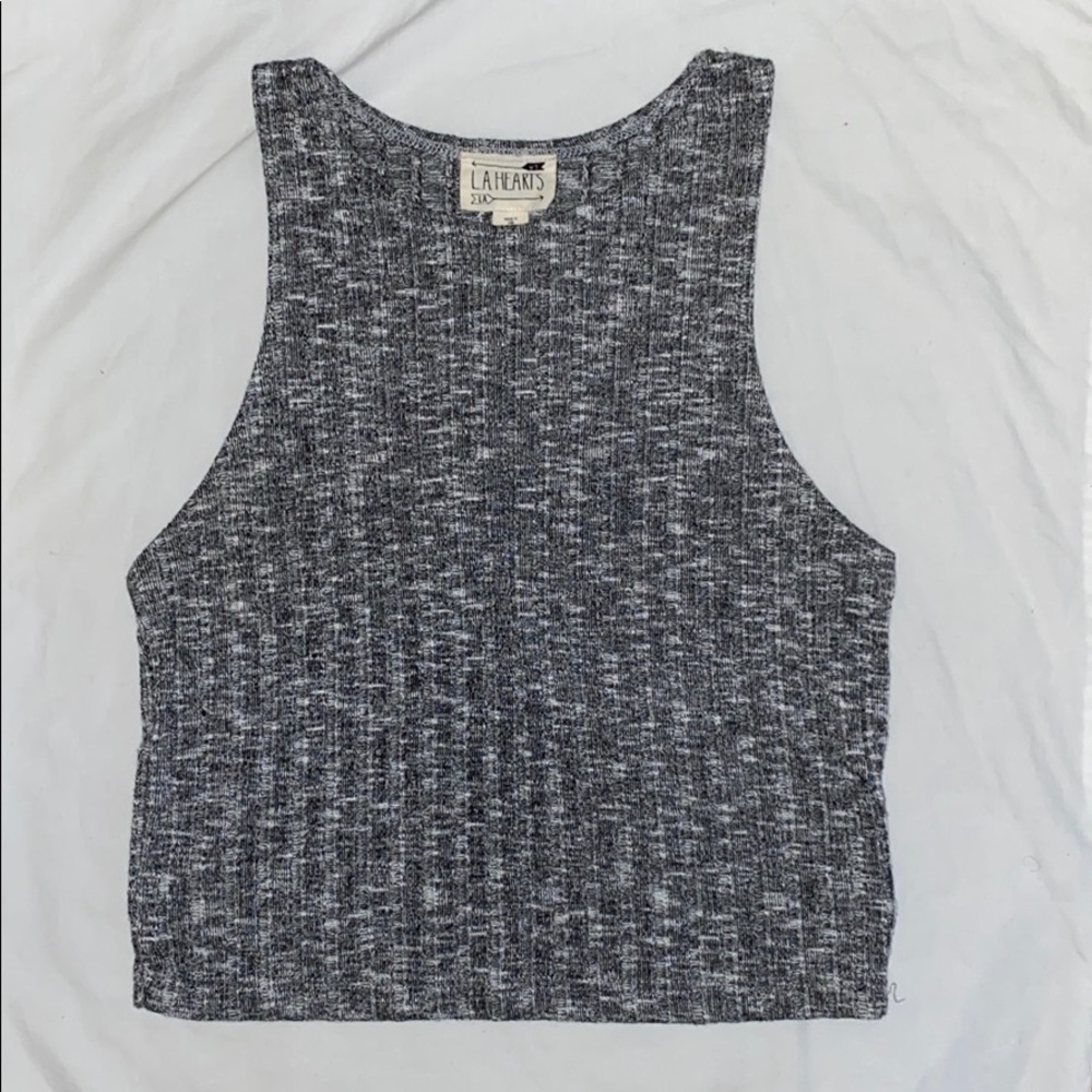 Gray L.A. Hearts Tank Top